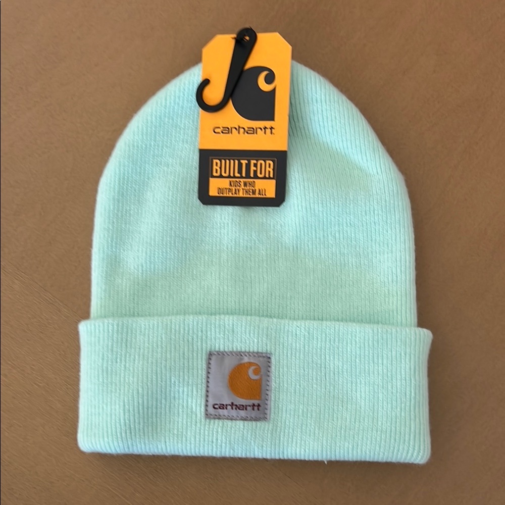 Carhartt Light Green Knit Beanie